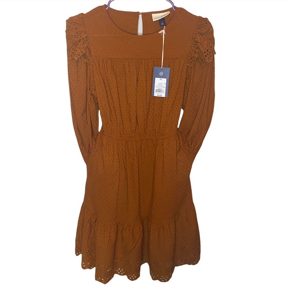COPY - Universal ThreadRuched detail Ruffle accentsA-Line silhouette3/4 Sleeve …